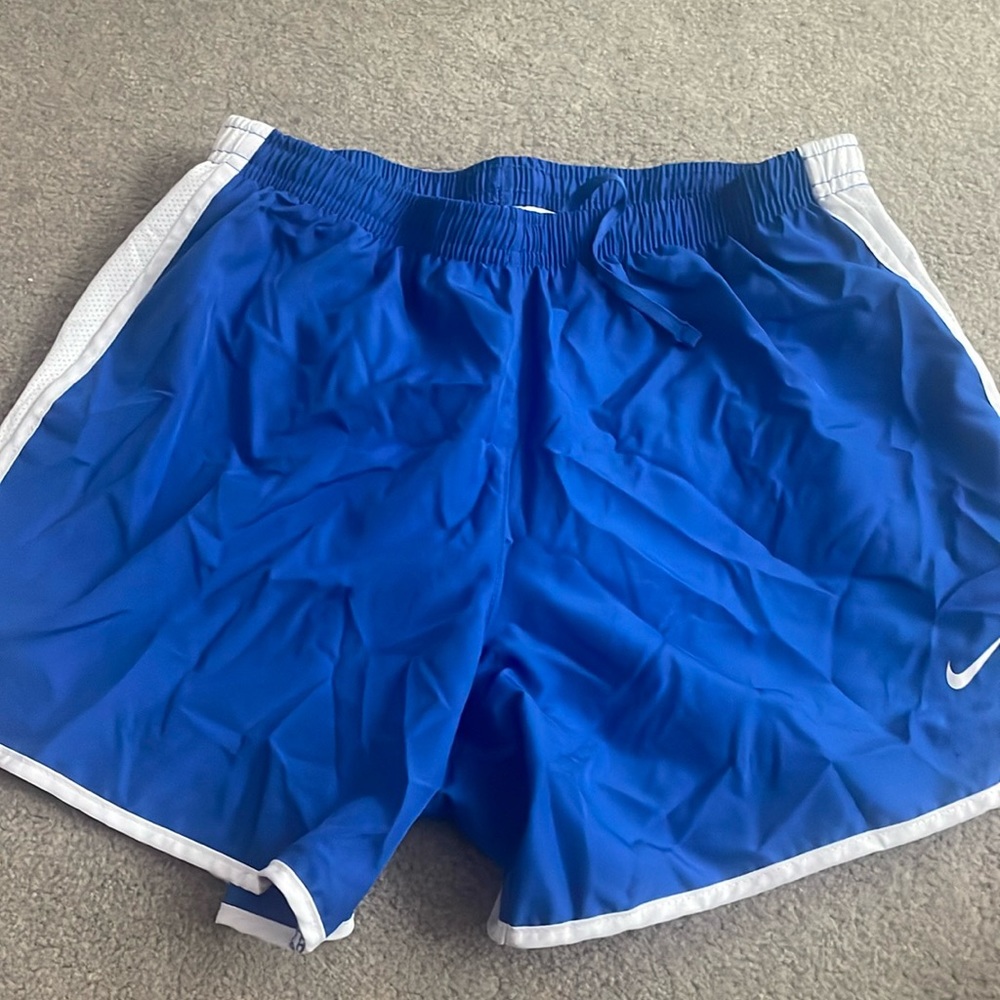 nike dri-fit blue shorts